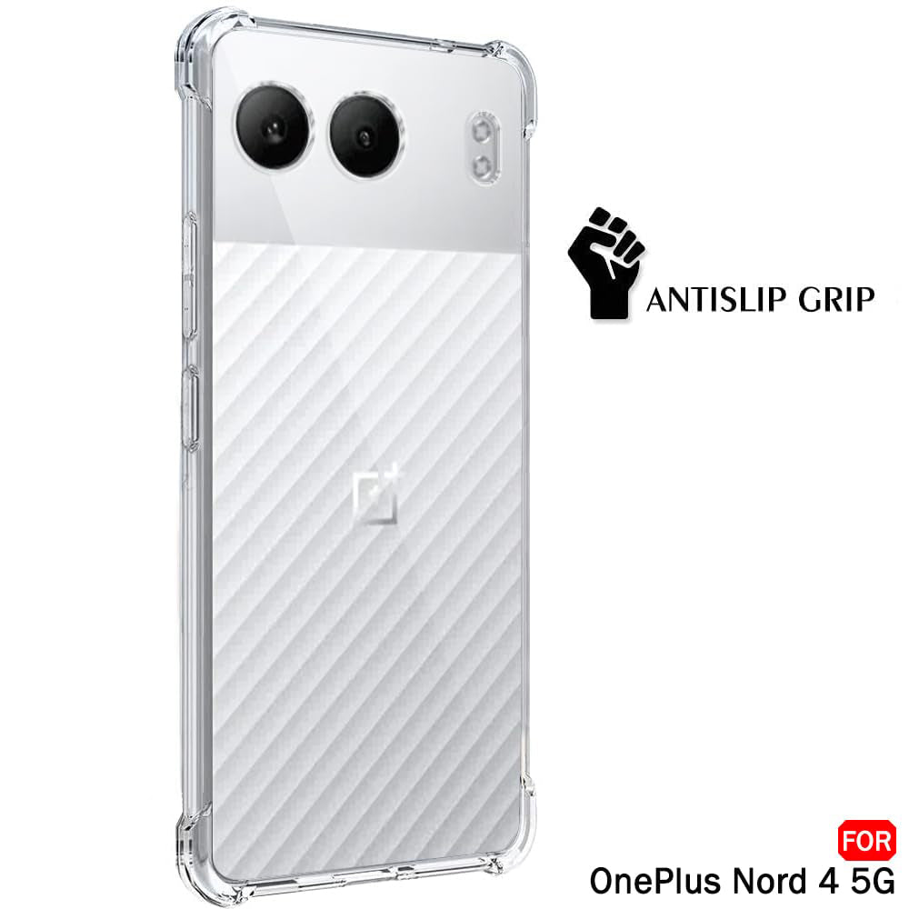 Etui na OnePlus Nord 4, Techsuit, odporne na wstrząsy, przezroczyste