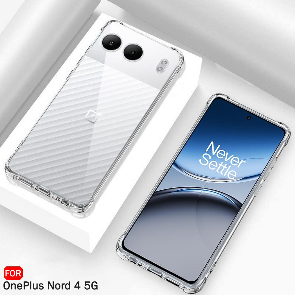 Etui na OnePlus Nord 4, Techsuit, odporne na wstrząsy, przezroczyste