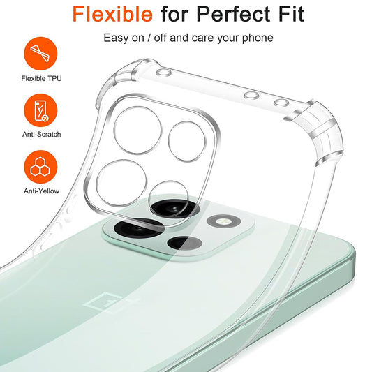 Etui na OnePlus Nord 6, Techsuit, Shockproof Clear, Przezroczyste