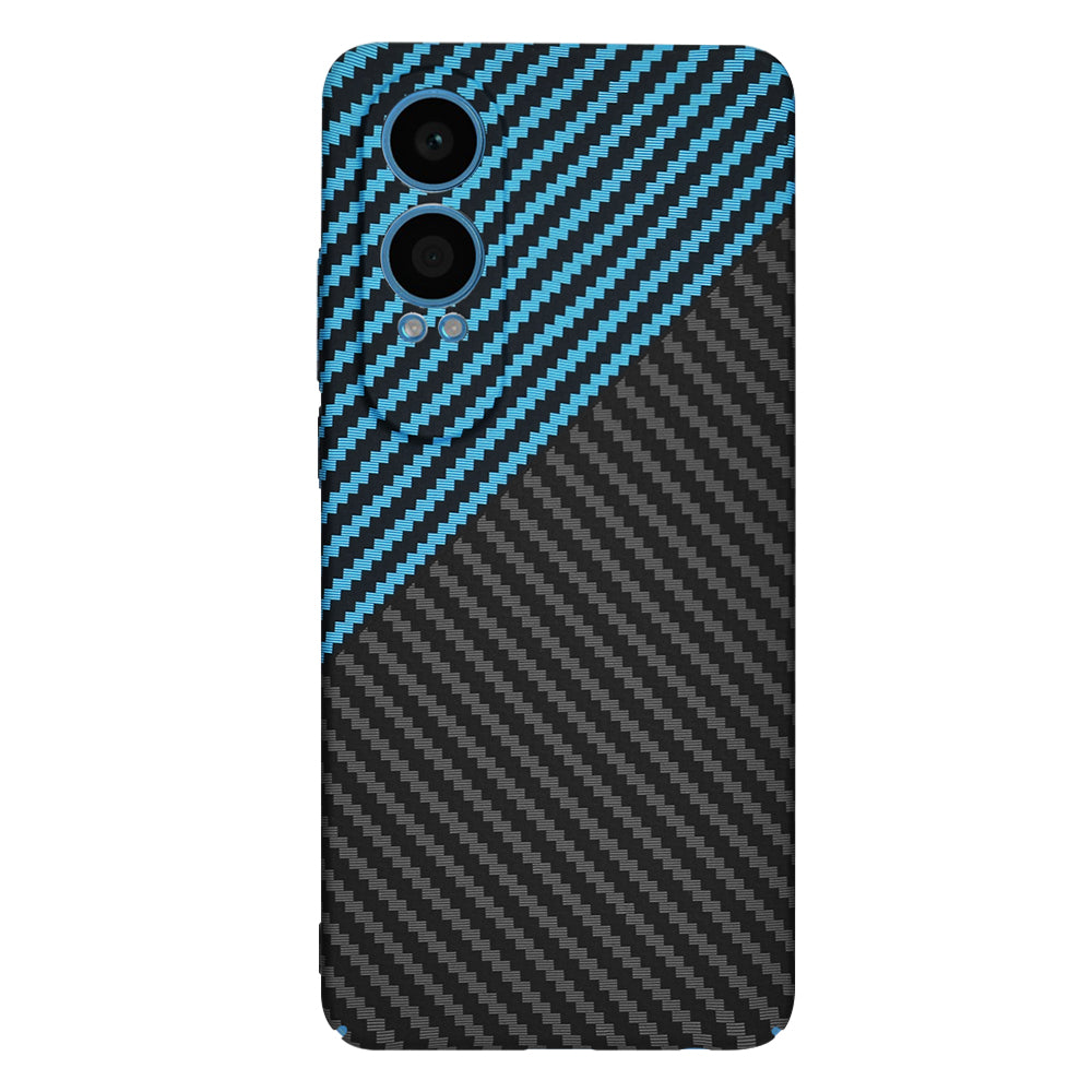Etui na OnePlus Nord CE4 Lite, Techsuit, Carbonite FiberShell, Czarny Bleu