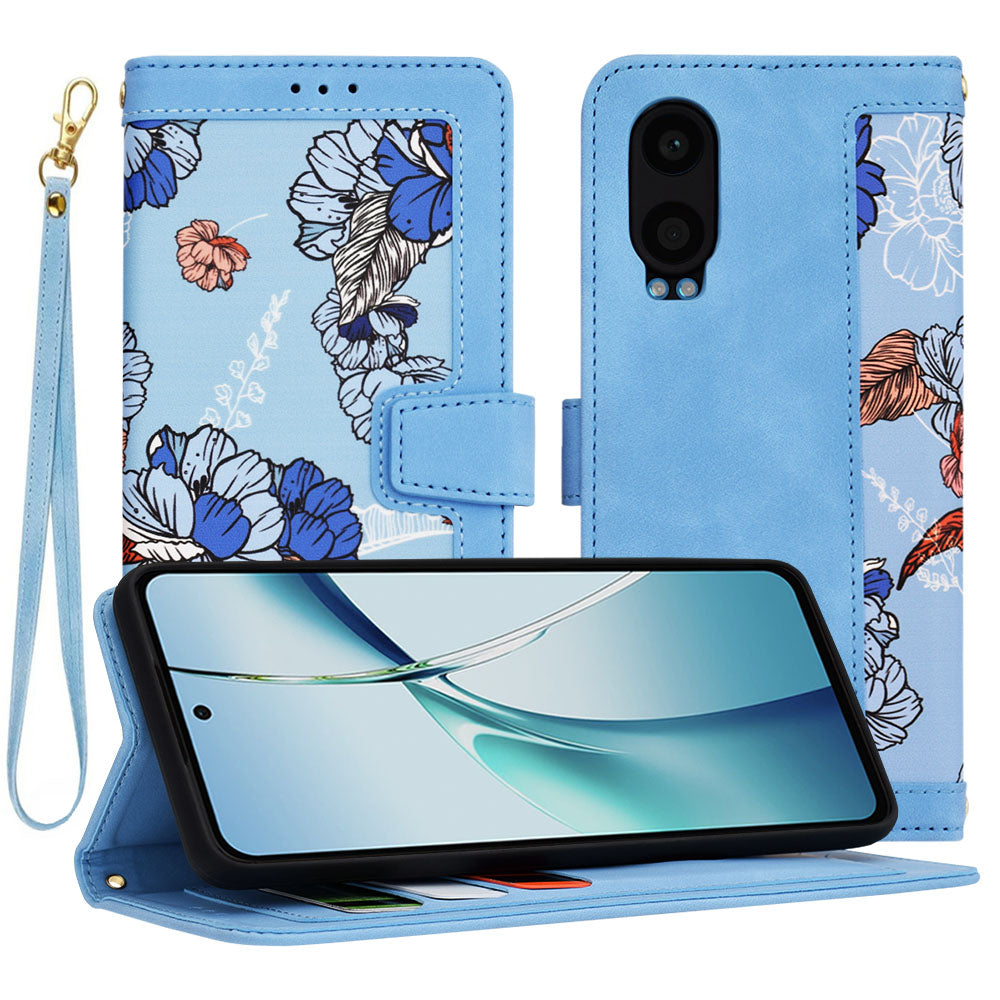 Etui na OnePlus Nord CE4 Lite, Techsuit, FlipCraft, Niebieski