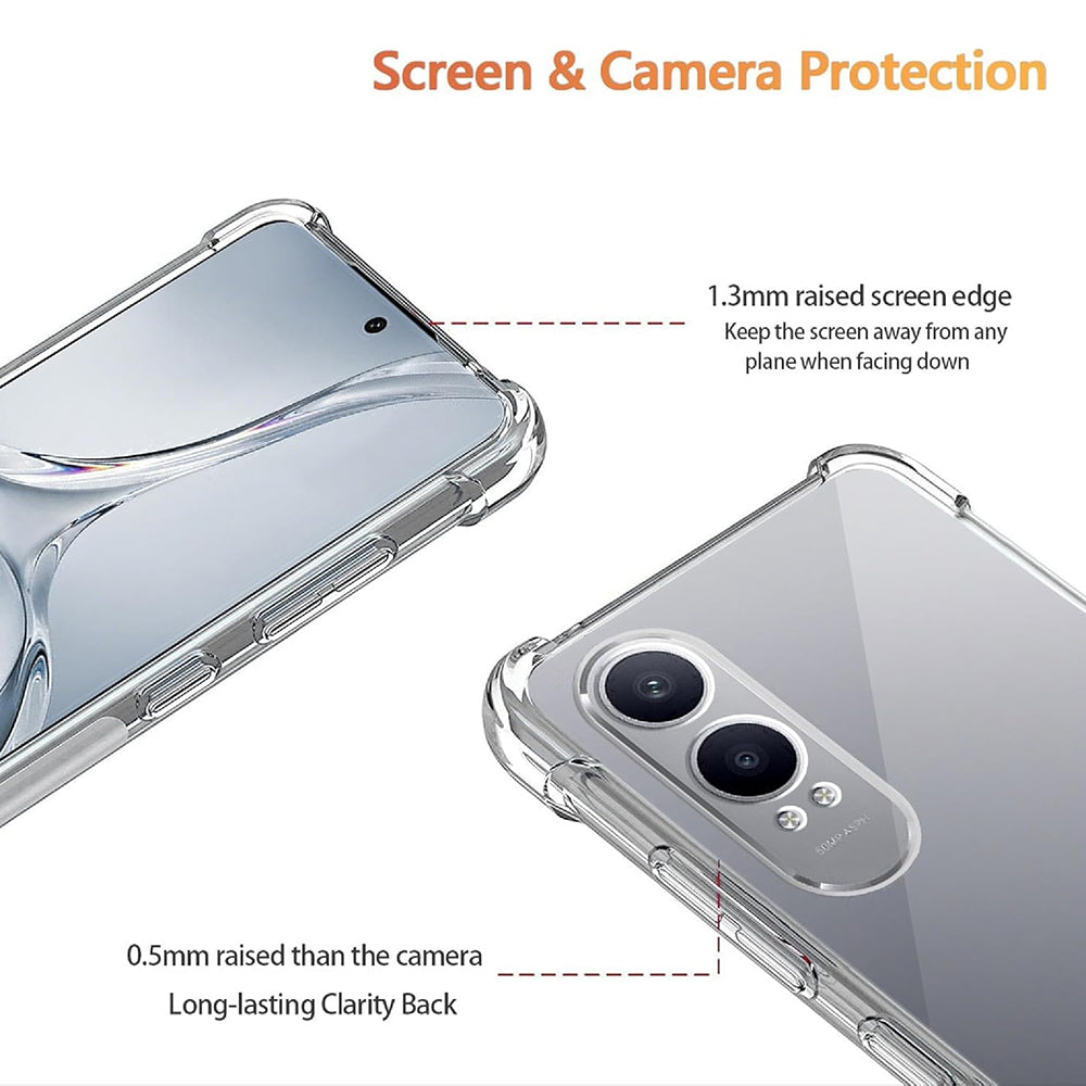Etui na OnePlus Nord CE4 Lite, Techsuit, Shockproof Clear, Przezroczyste