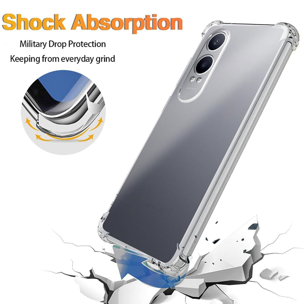 Etui na OnePlus Nord CE4 Lite, Techsuit, Shockproof Clear, Przezroczyste