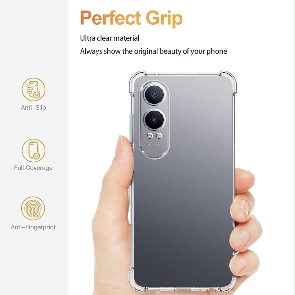 Etui na OnePlus Nord CE4 Lite, Techsuit, Shockproof Clear, Przezroczyste