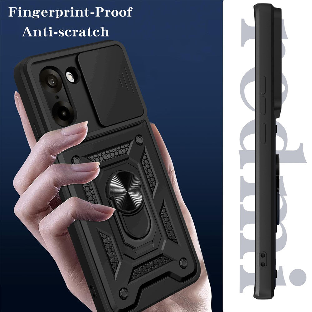 Case for OnePlus Nord CE5, Techsuit, CamShield, Black