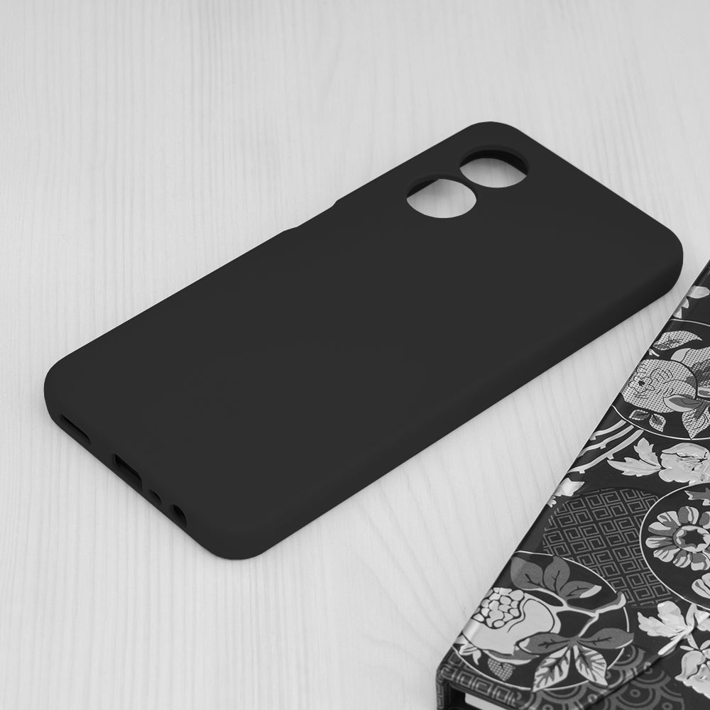 Etui na Oppo A17, Techsuit, Soft Edge, Czarne