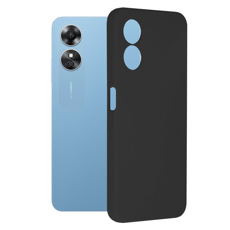 Etui na Oppo A17, Techsuit, Soft Edge, Czarne