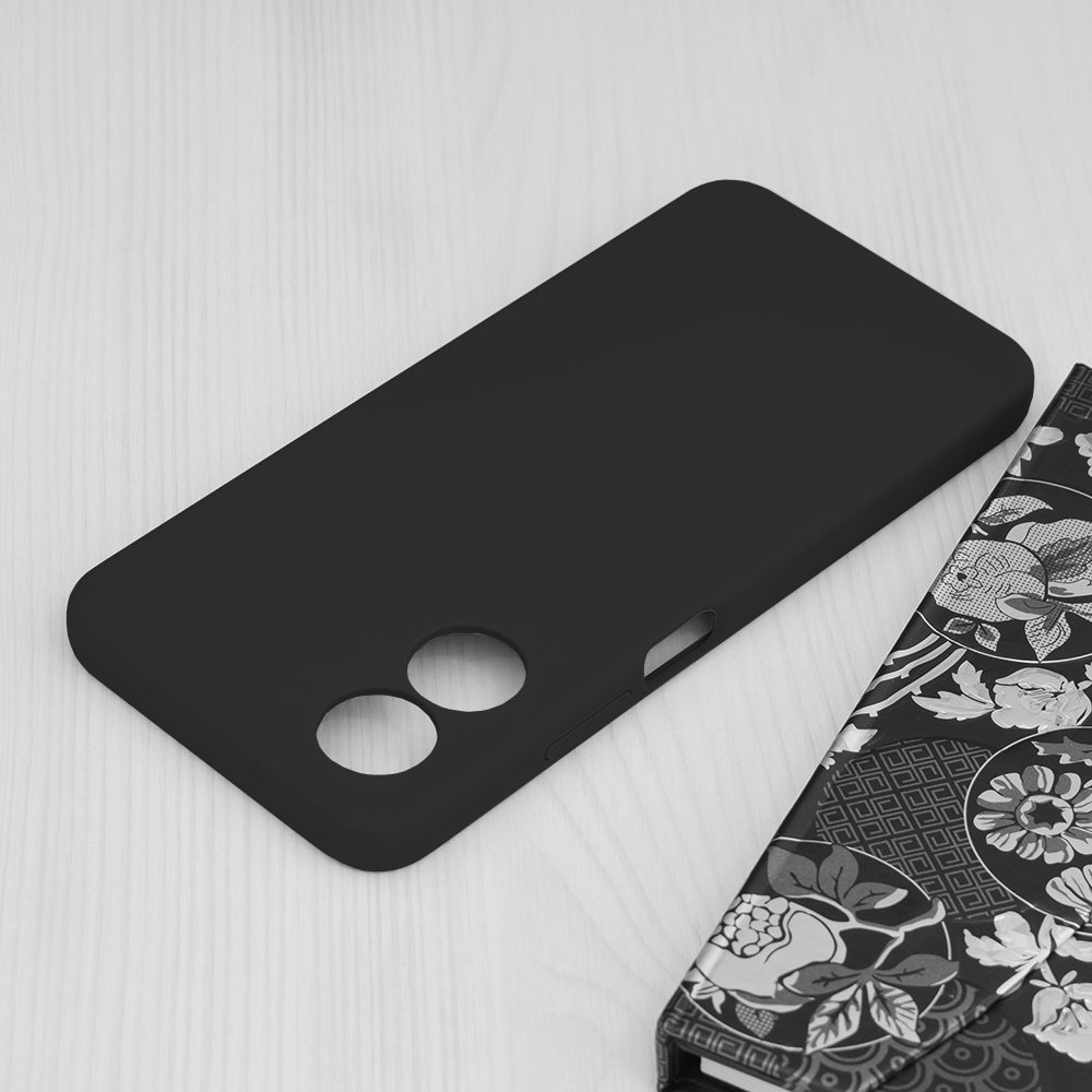 Etui na Oppo A17, Techsuit, Soft Edge, Czarne