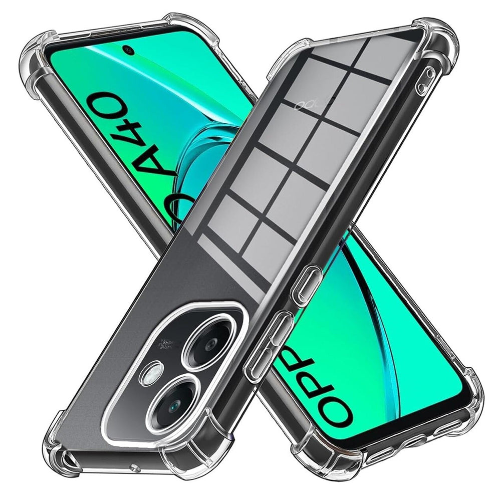 Etui na Oppo A3 4G, Techsuit, Shockproof Clear, Przezroczyste