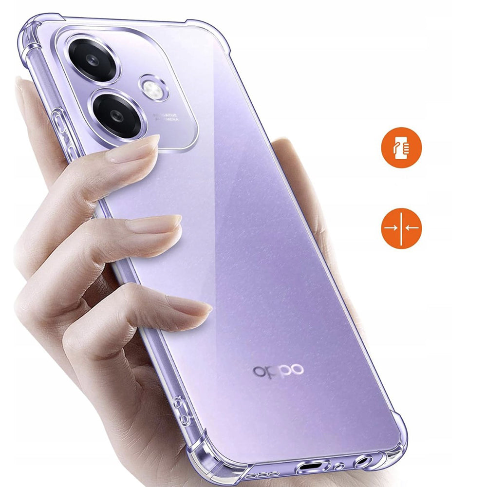 Etui na Oppo A3 4G, Techsuit, Shockproof Clear, Przezroczyste