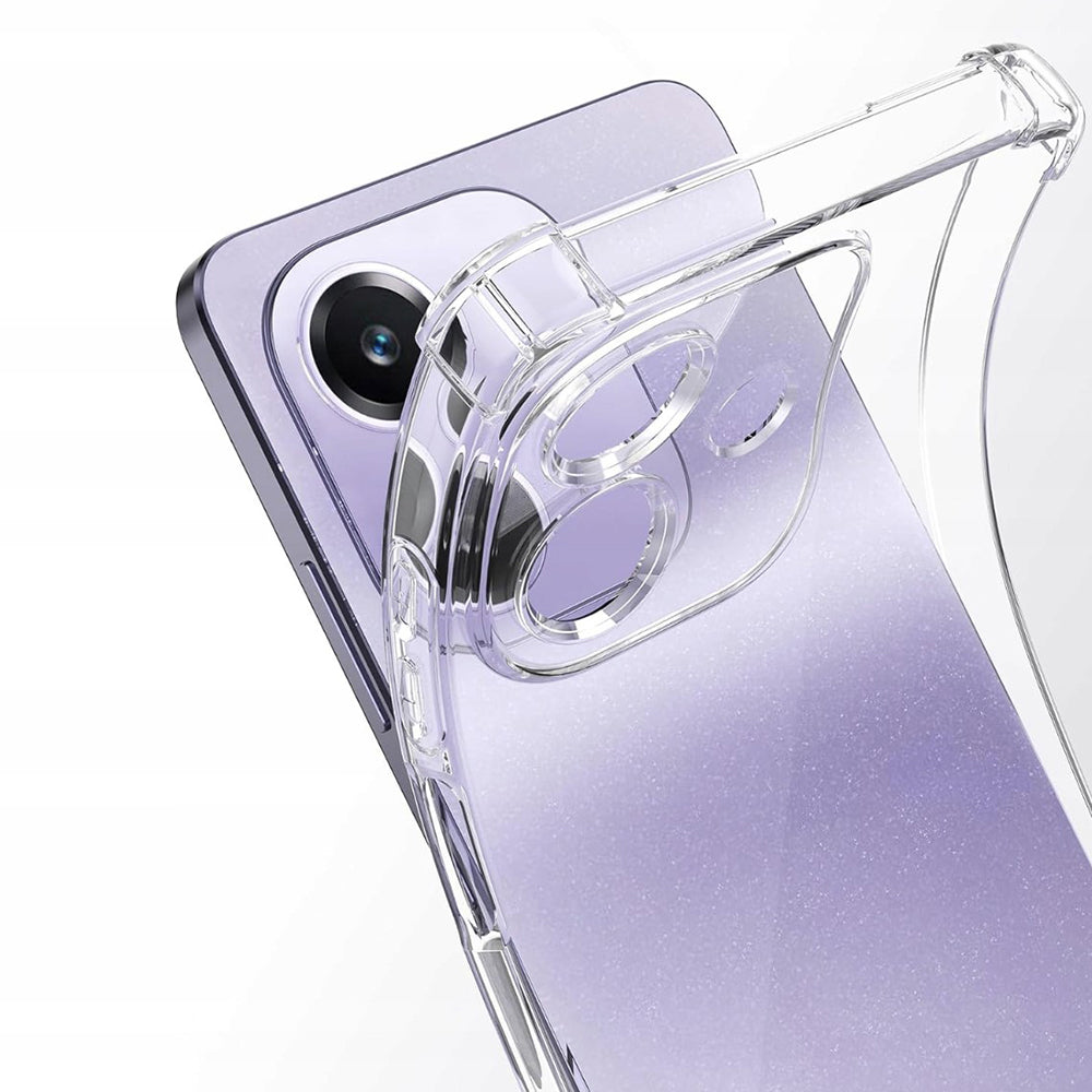 Etui na Oppo A3 4G, Techsuit, Shockproof Clear, Przezroczyste