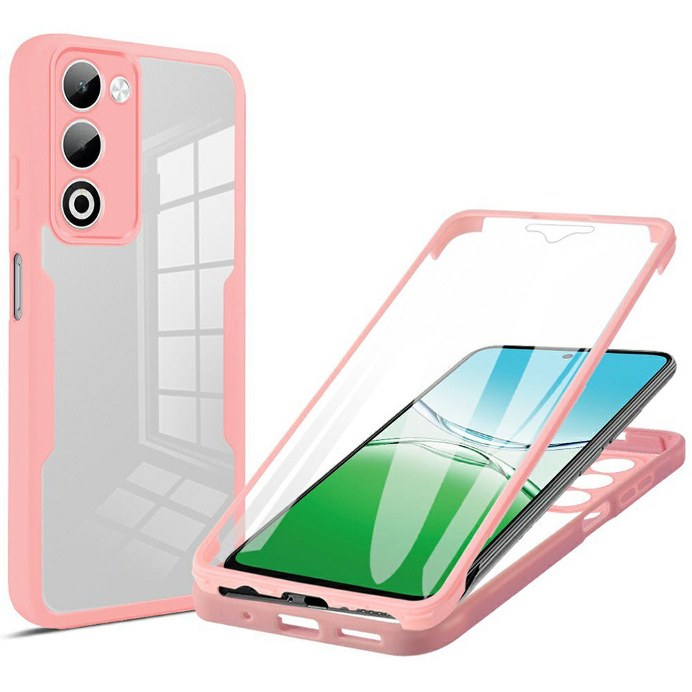Etui na Oppo A5 4G / A5 5G, Techsuit, ColorVerse 360, Różowy