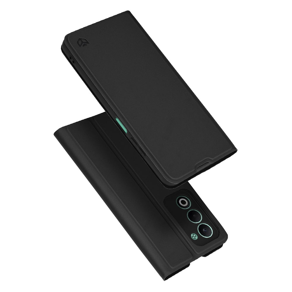 Etui na Oppo A5 4G / A5 5G, Techsuit, Magskin Book, czarne