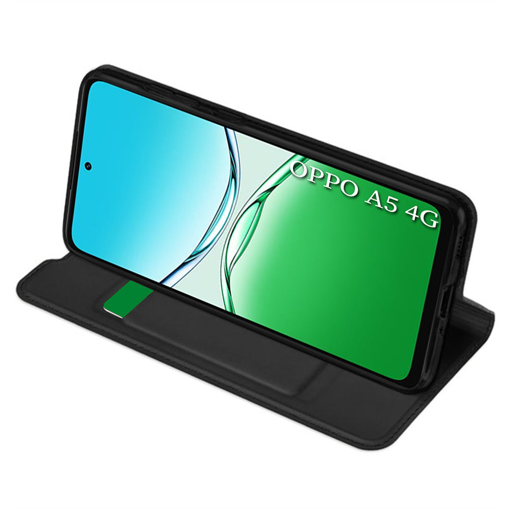 Etui na Oppo A5 4G / A5 5G, Techsuit, Magskin Book, czarne