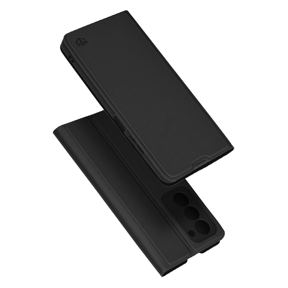 Etui na Oppo A5 4G / A5 5G, Techsuit, Magskin Book, czarne