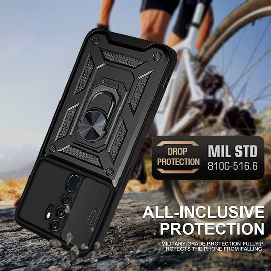 Etui na Oppo A5 4G, Techsuit, CamShield, czarne