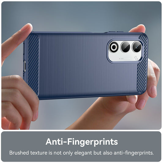 Etui na Oppo A5 4G, Techsuit, Carbon, Niebieskie