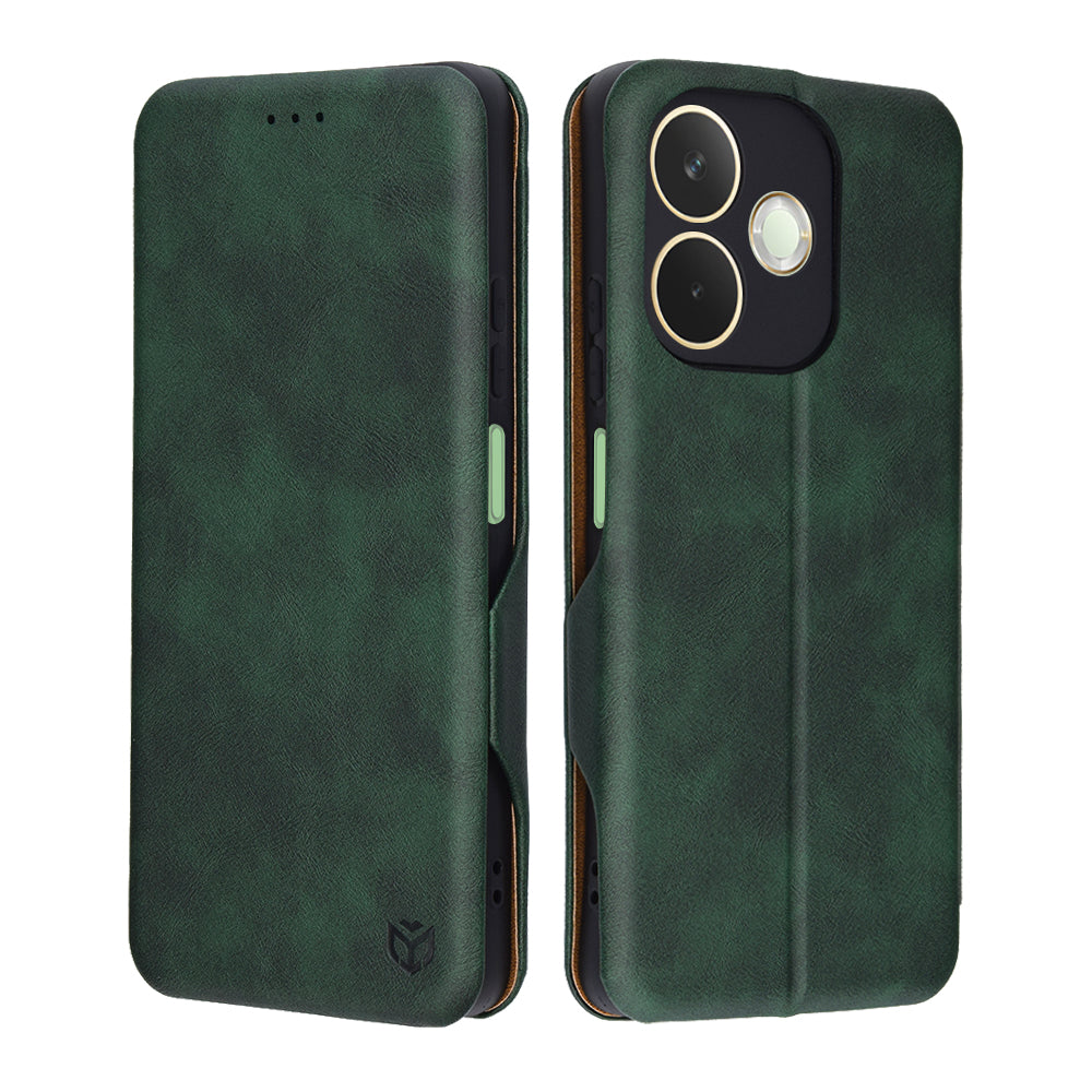 Etui na Oppo A5 Pro 4G / A5 Pro, Techsuit, Safe Wallet Plus, Zielony