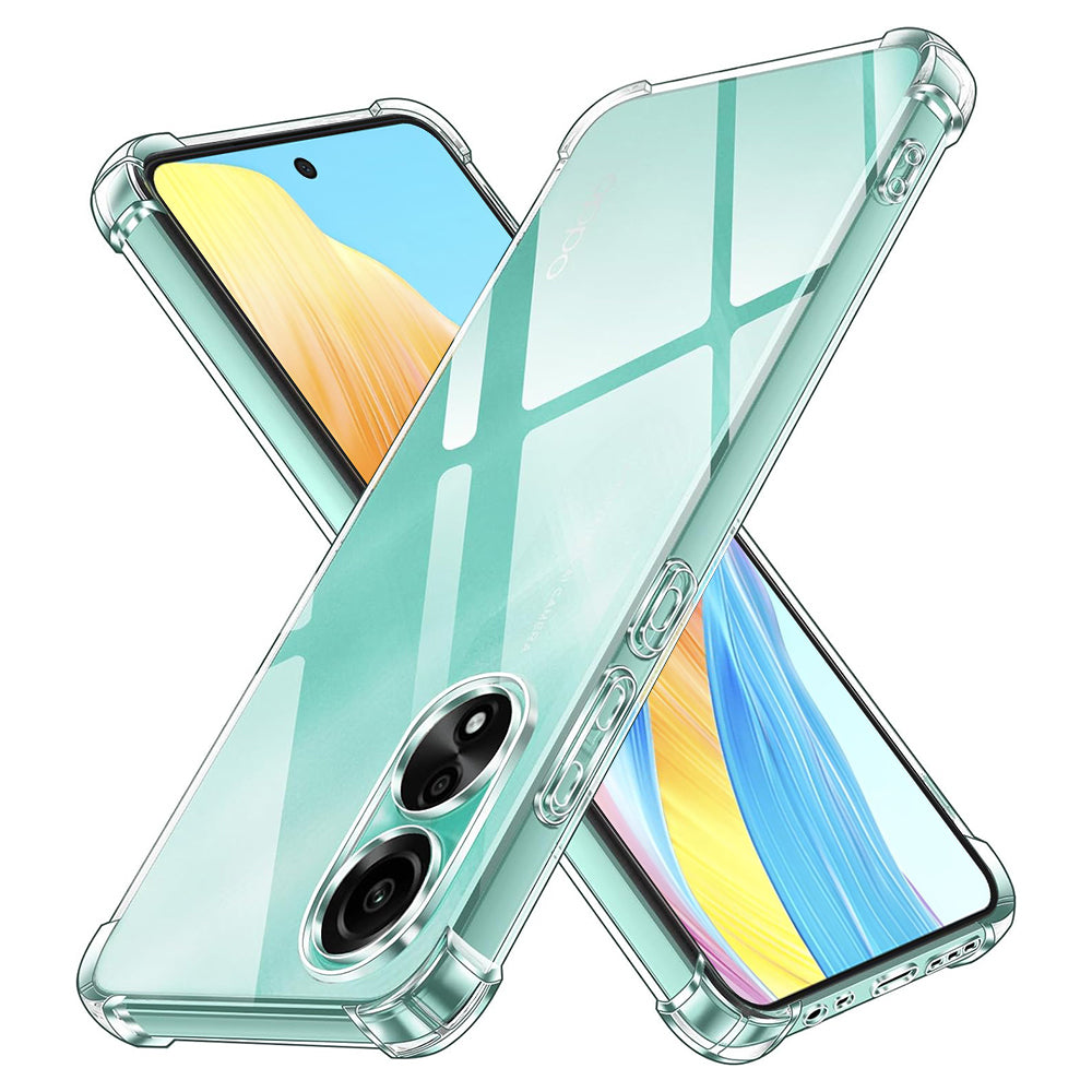 Etui na Oppo A58 4G, Techsuit, Shockproof Clear, Przezroczyste
