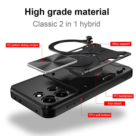 Etui na Oppo A6 Pro 5G / A6 Pro 4G, Techsuit, CamGuard Pro, Różowo-Złote