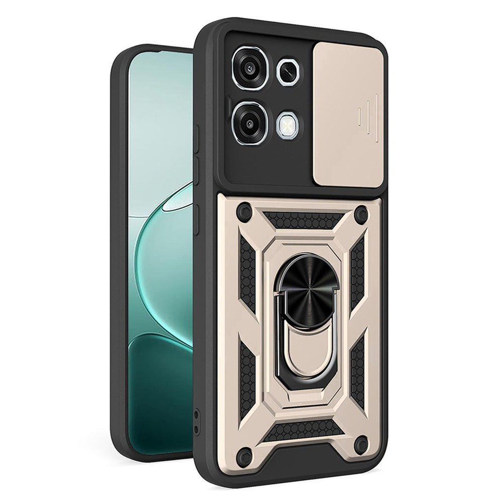 Etui na Oppo A6 Pro 5G / A6 Pro 4G, Techsuit, CamShield, Złote