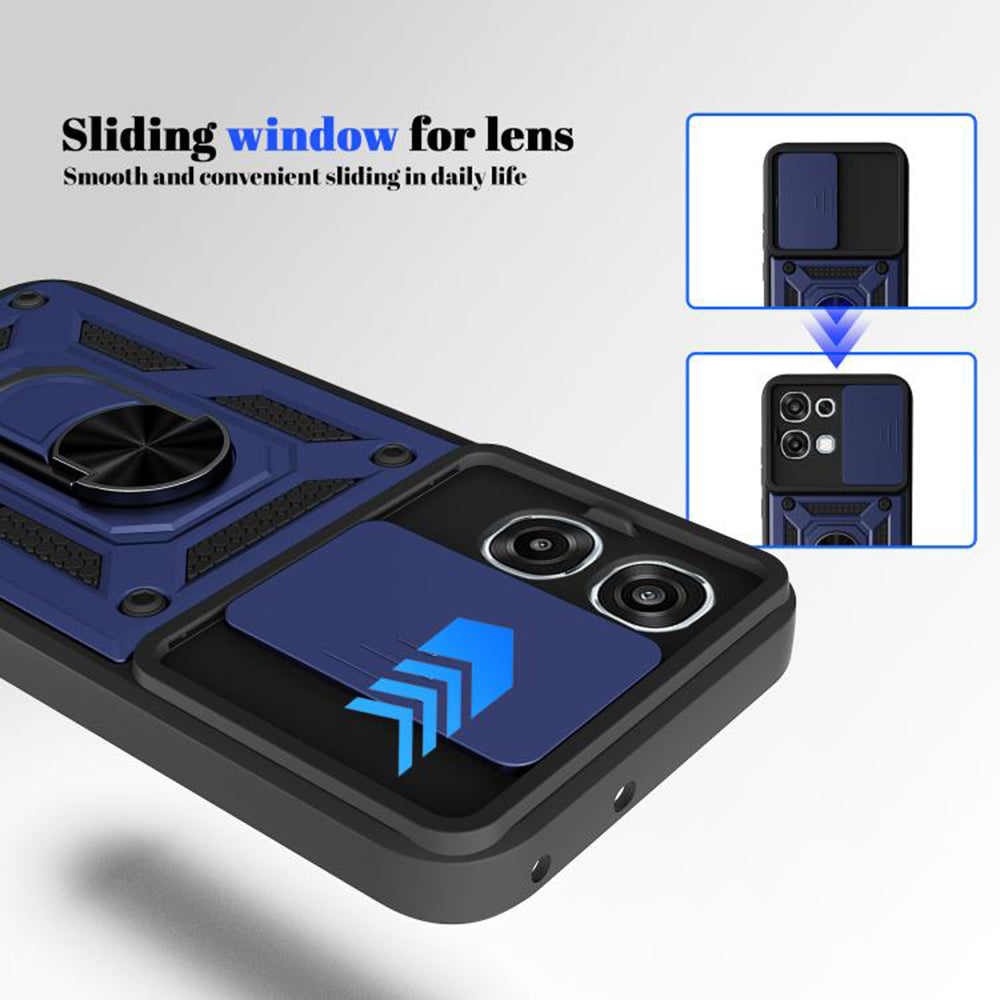 Etui na Oppo A6 Pro 5G / A6 Pro 4G, Techsuit, CamShield, Różowo-Złoty