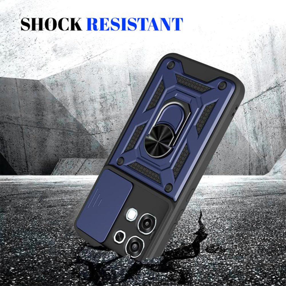 Etui na Oppo A6 Pro 5G / A6 Pro 4G, Techsuit, CamShield, Różowo-Złoty