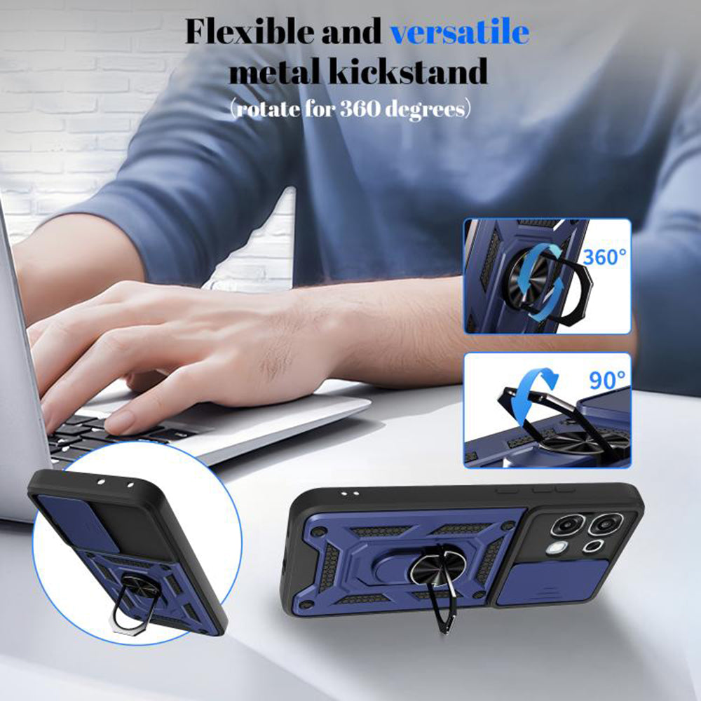 Etui na Oppo A6 Pro 5G / A6 Pro 4G, Techsuit, CamShield, Różowo-Złoty