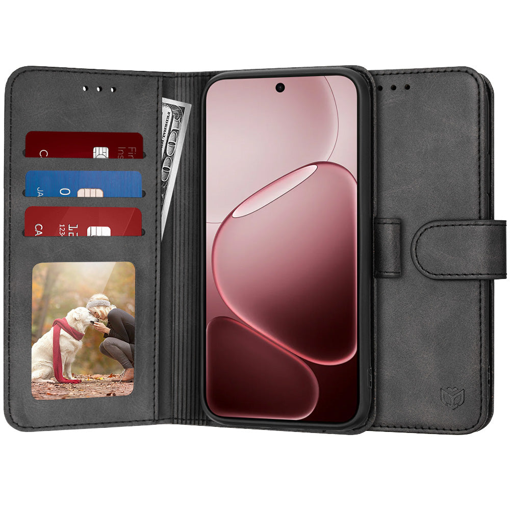 Etui na Oppo A6 Pro 5G / A6 Pro 4G, Techsuit, Diary Book, Czarne