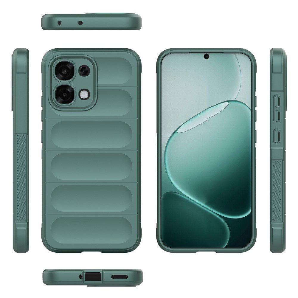 Etui na Oppo A6 Pro 5G / A6 Pro 4G, Techsuit, Magic Shield, Zielony