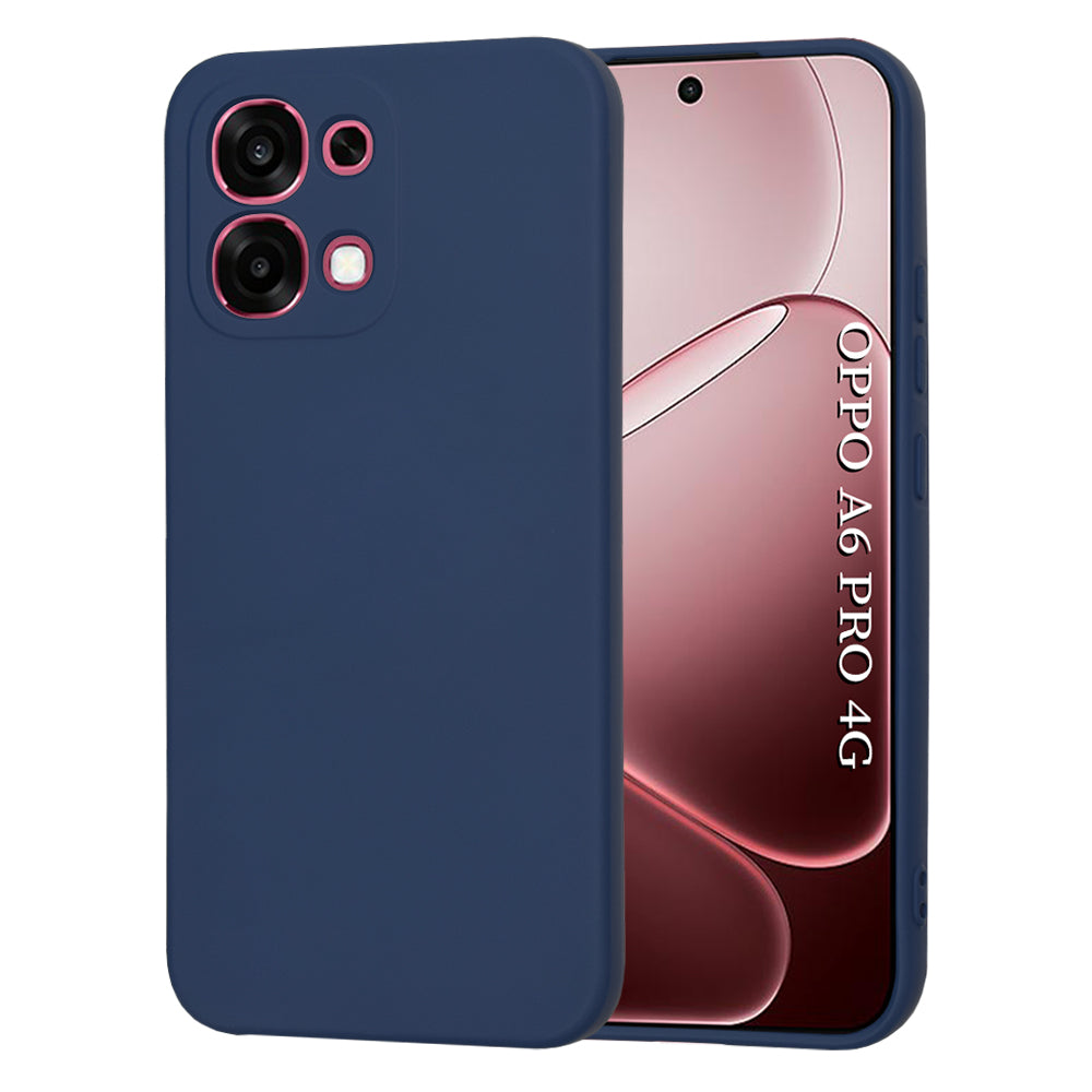 Etui na Oppo A6 Pro 5G / A6 Pro 4G, Techsuit, SoftFlex, Granatowe