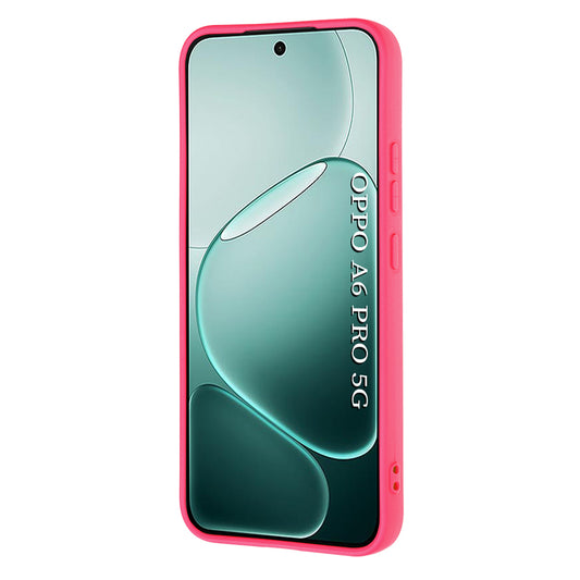 Etui na Oppo A6 Pro 5G / A6 Pro 4G, Techsuit, SoftFlex, Ciemnoróżowy