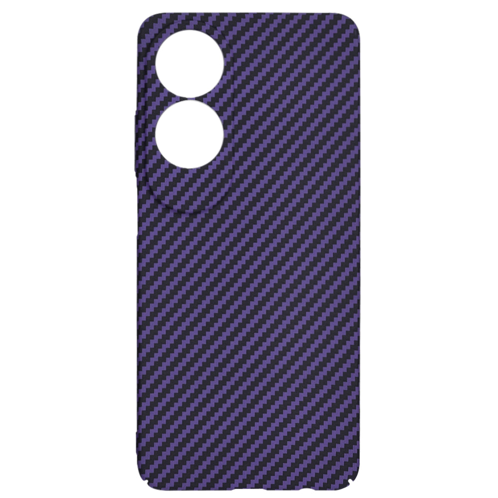 Etui na Oppo A60, Techsuit, Carbonite FiberShell, Fioletowy