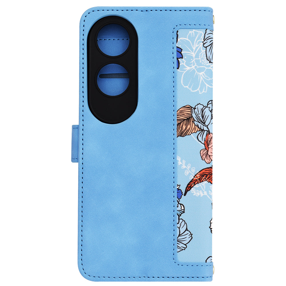 Etui na Oppo A60, Techsuit, FlipCraft, Niebieski