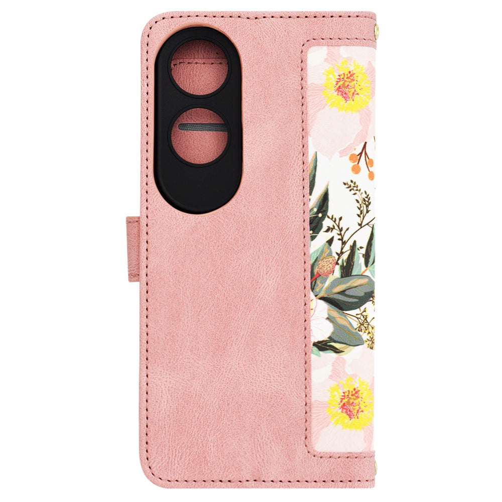 Etui na Oppo A60, Techsuit, FlipCraft, Różowe