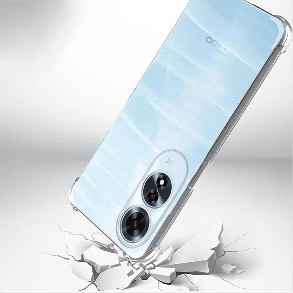 Etui na Oppo A60, Techsuit, Shockproof Clear, Przezroczyste