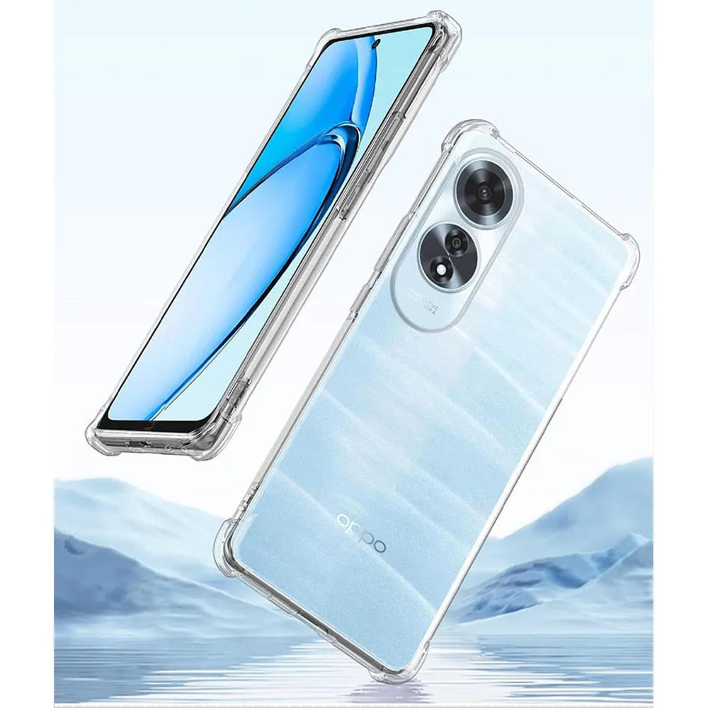 Etui na Oppo A60, Techsuit, Shockproof Clear, Przezroczyste