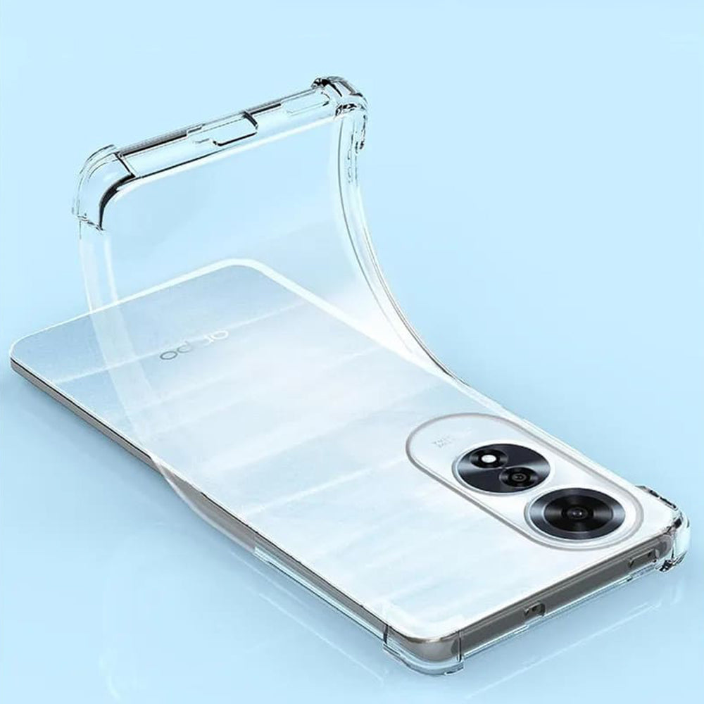 Etui na Oppo A60, Techsuit, Shockproof Clear, Przezroczyste