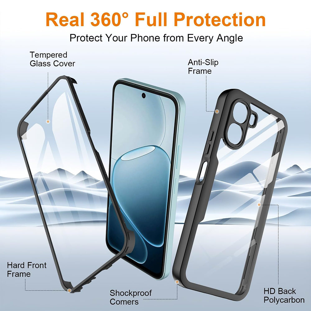 Etui na Oppo A6k 4G / A6x 4G / A6x, Techsuit, ColorVerse 360, Niebieskie