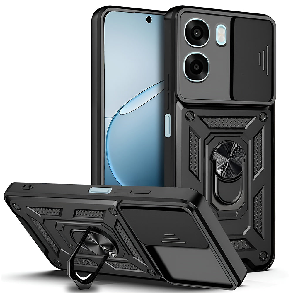Etui na Oppo A6x 4G / A6x, Techsuit, CamShield, Czarne