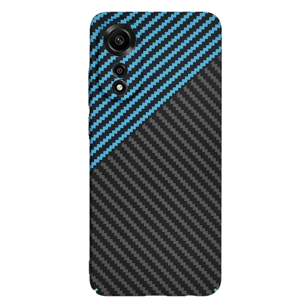 Etui na Oppo A78 4G, Techsuit, Carbonite FiberShell, Czarna Bleu