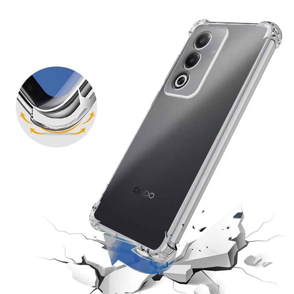 Etui na Oppo A80, Techsuit, Shockproof Clear, Przezroczyste