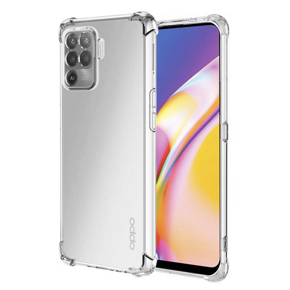 Etui na Oppo A94 / Reno5 Lite, Techsuit, odporne na wstrząsy, przezroczyste