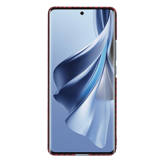 Etui na Oppo Reno10 / Reno10 Pro, Techsuit, Carbonite FiberShell, Czerwony