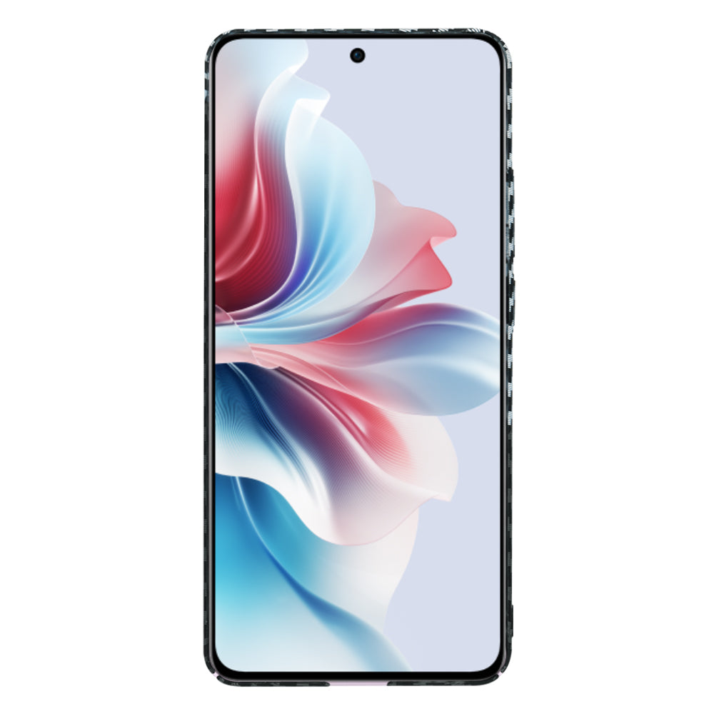 Etui na Oppo Reno11 F, Techsuit, Carbonite FiberShell, Czarny Szary