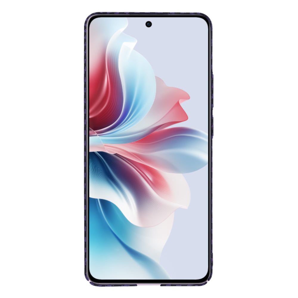 Etui na Oppo Reno11 F, Techsuit, Carbonite FiberShell, Fioletowy