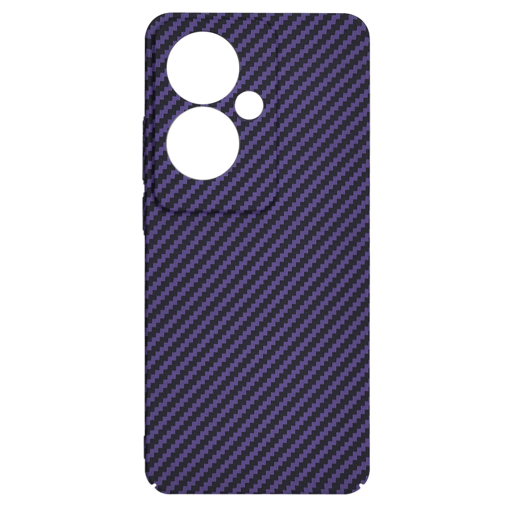 Etui na Oppo Reno11 F, Techsuit, Carbonite FiberShell, Fioletowy