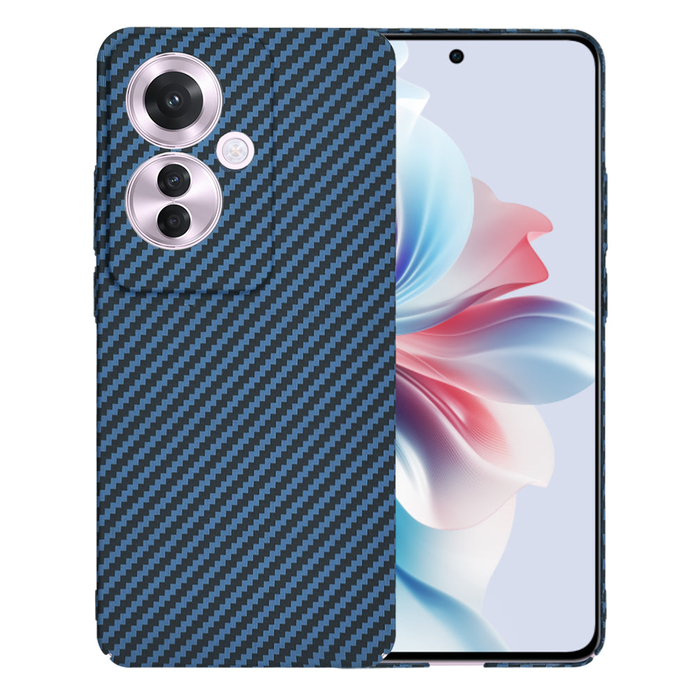 Etui na Oppo Reno11 F, Techsuit, Carbonite FiberShell, Turkusowy