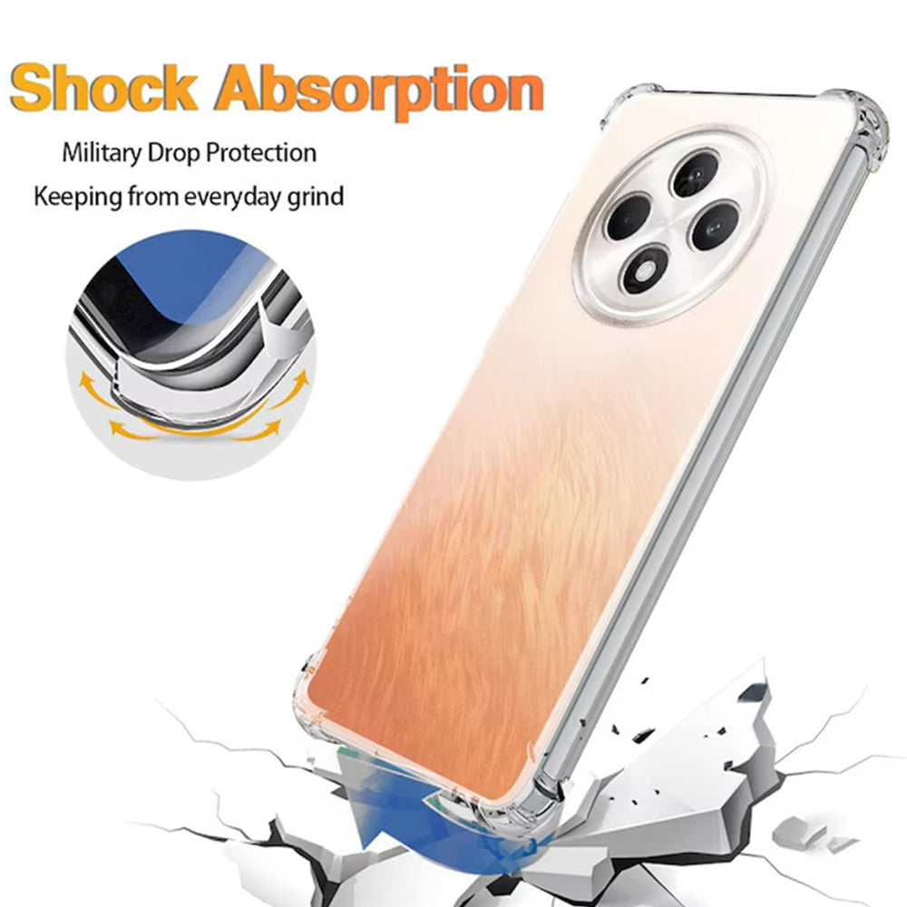 Etui na Oppo Reno12 FS 5G / Reno12 FS 4G / Reno12 F 4G / Reno12 F, Techsuit, odporne na wstrząsy, przezroczyste