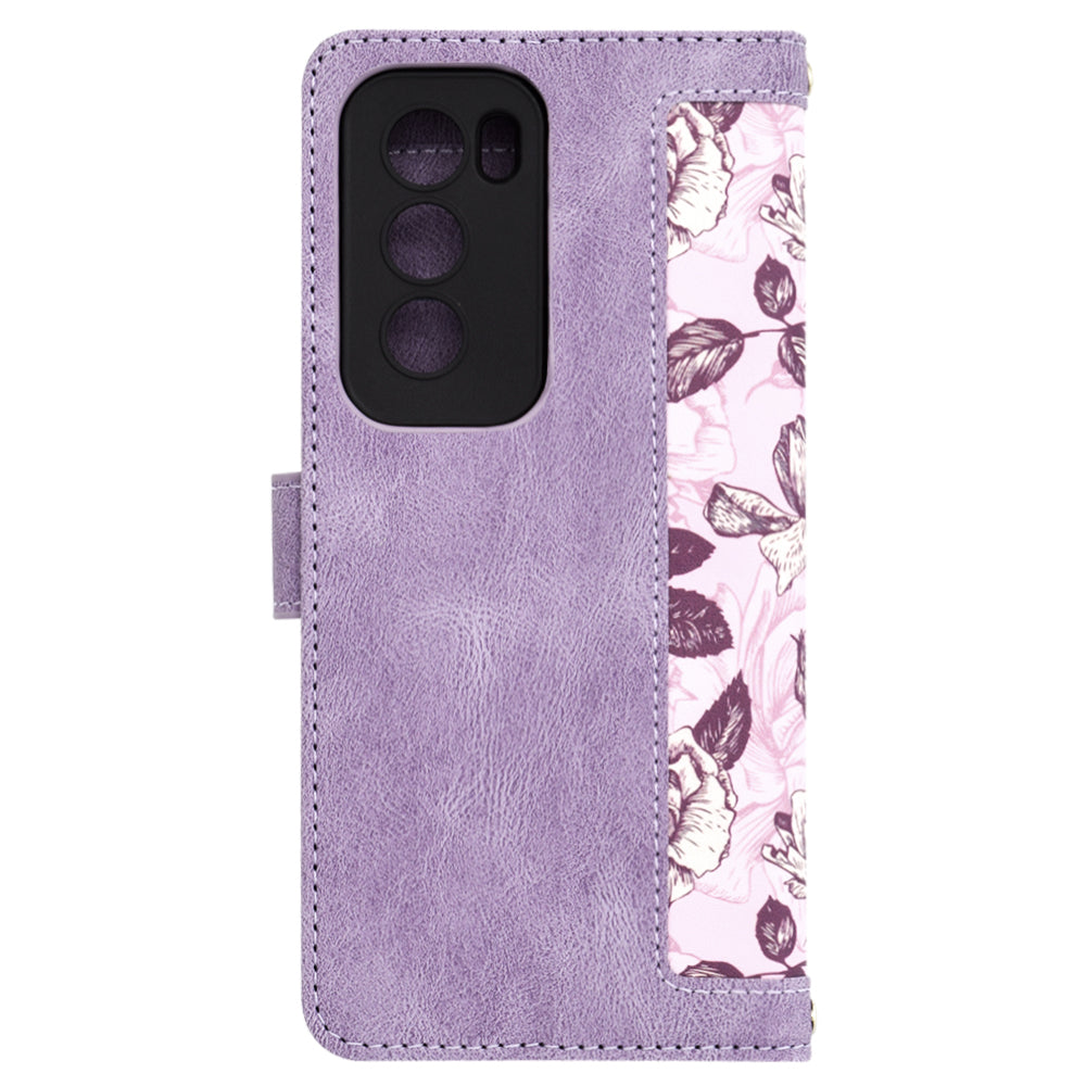 Etui na Oppo Reno12 Pro, Techsuit, FlipCraft, Fioletowy